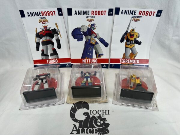 Anime Robot Collection  N.09 - 23 - 32 . Trio God Sigma Completo Con Fascicoli