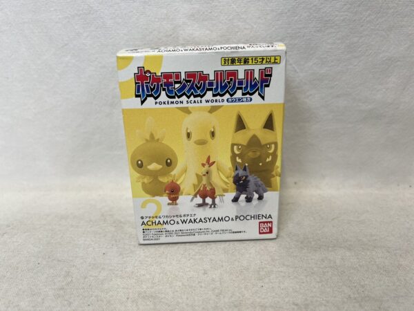 Bandai Pokemon SCALE WORLD Hoenn Set  -  Torchic Combusken Poochyena 1/20 - immagine 3