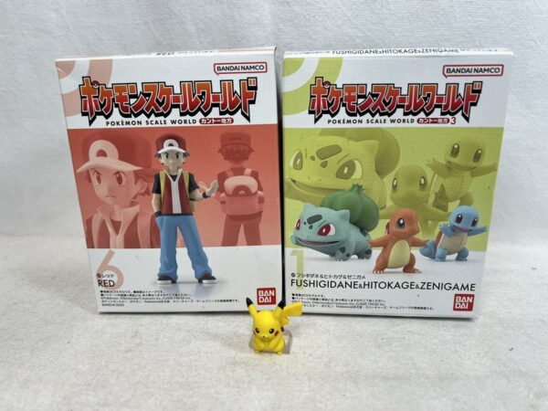 Bandai Pokemon SCALE WORLD Kanto - Red + Pikachu + 3 Starter - immagine 3