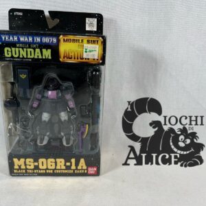 Bandai Serie mobile suit in action MS-06R-1A Black Tri-stars Use Custom Zaku II