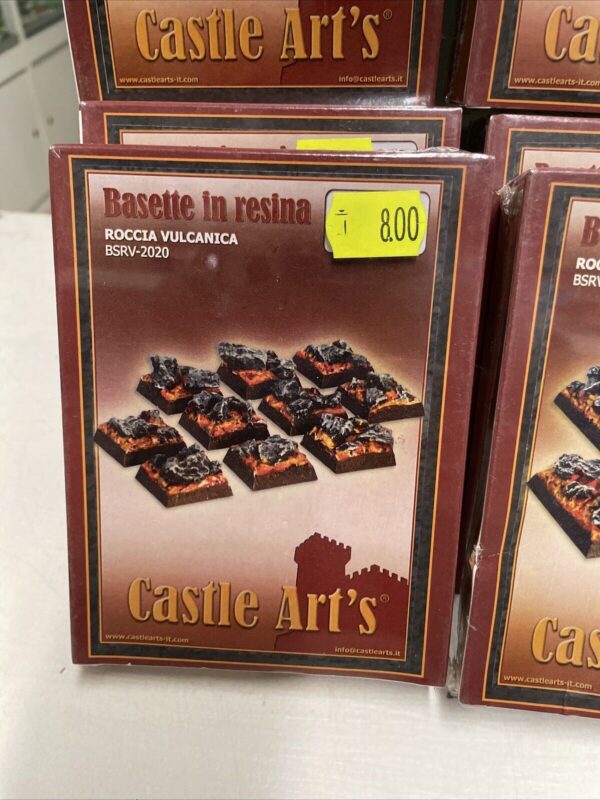 CASTLE ART'S BSRV- Basette in Resina Effetto ROCCIA VULCANICA Lotto B - immagine 3