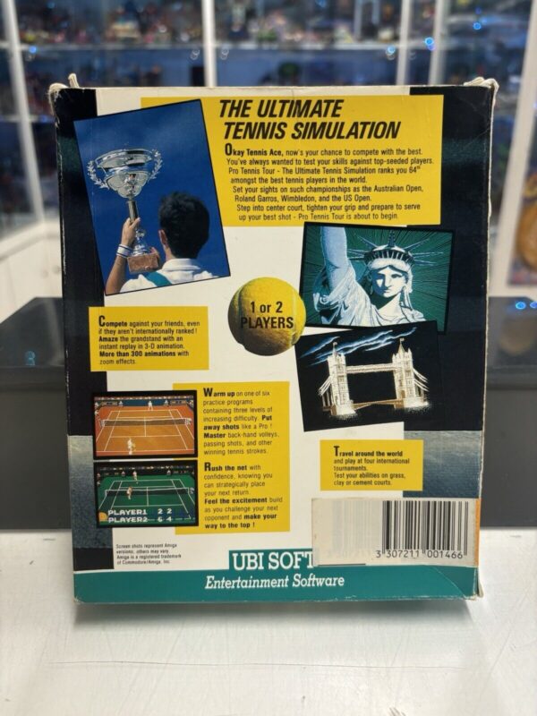 Commodore C64 PRO TENNIS TOUR Commodore Cassette Box - immagine 3