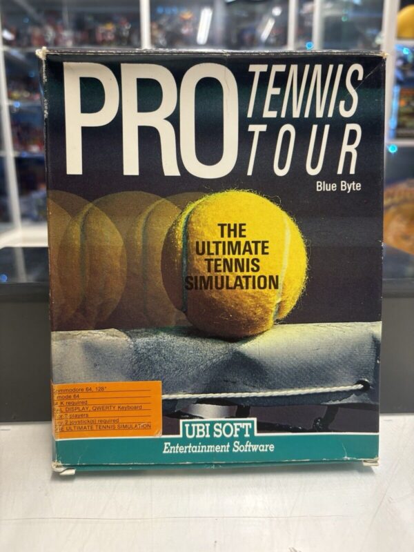 Commodore C64 PRO TENNIS TOUR Commodore Cassette Box