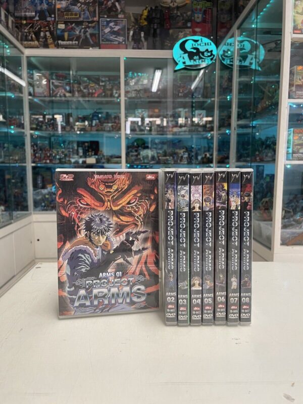DVD "PROJECT ARMS BOX 1+2" SERIE NON COMPLETA 1-8 -SIGILLATI/SEALED-
