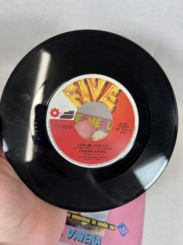 Disco 45 Giri Sigla Il Mago Di Oz - Love Me Licia - Five - immagine 7