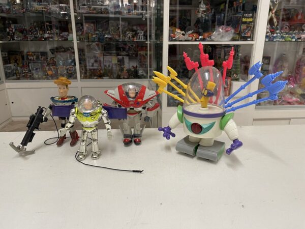 Disney Action Figure Toy Story - Buzz Lightyear Chrome - Pixar - Lot Lotto