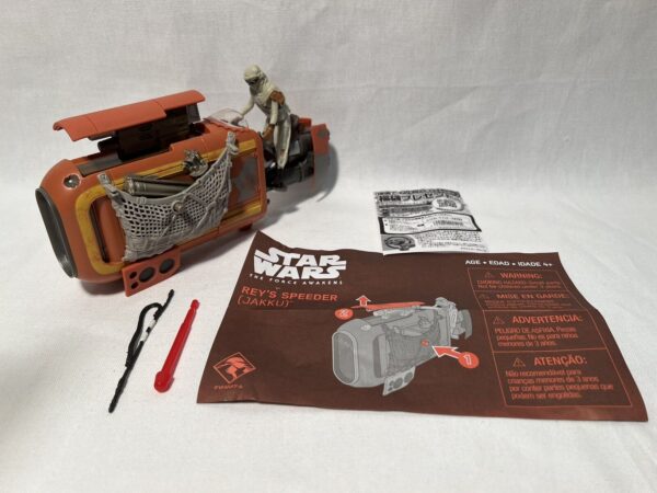 Disney Star Wars Hasbro Il risveglio della forza Rey's Speeder + REY - immagine 3