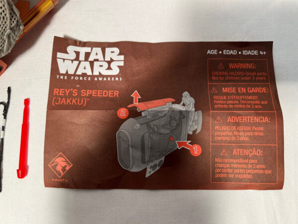 Disney Star Wars Hasbro Il risveglio della forza Rey's Speeder + REY - immagine 7