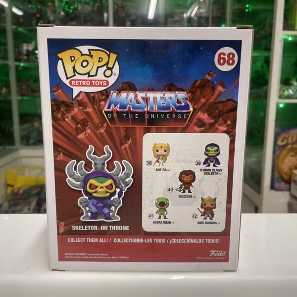 FUNKO POP Masters Of The Universe - 68 Skeletor on Throne - Special Edition - immagine 3
