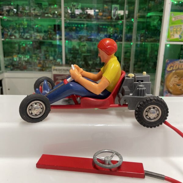 GO KART Filoguidato Joustra - made in france - Tin Toys OTTIMO !!! - immagine 5