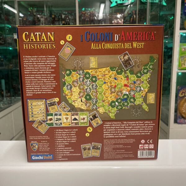 Giochi Uniti - CATAN - I Coloni d'America Espasnsione Gioco da tavolo ITALIANO - immagine 3