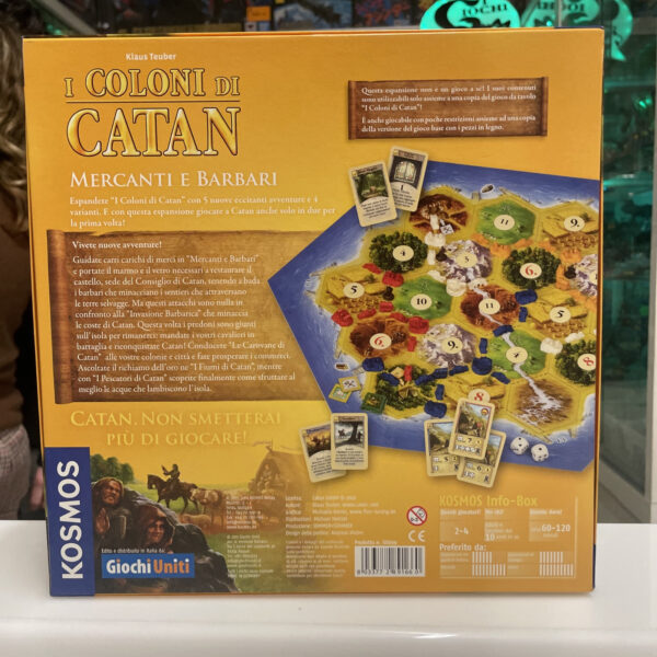 Giochi Uniti - I COLONI DI CATAN - Mercanti e Barbari Gioco da tavolo ITALIANO - immagine 3