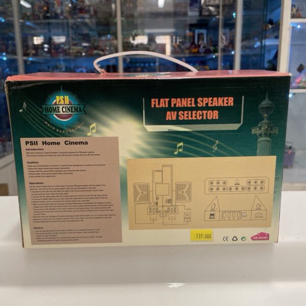 HAIS PS2 PLAYSTATION 2 Home Cinema Flat Pannel Speaker AV Selector - immagine 3