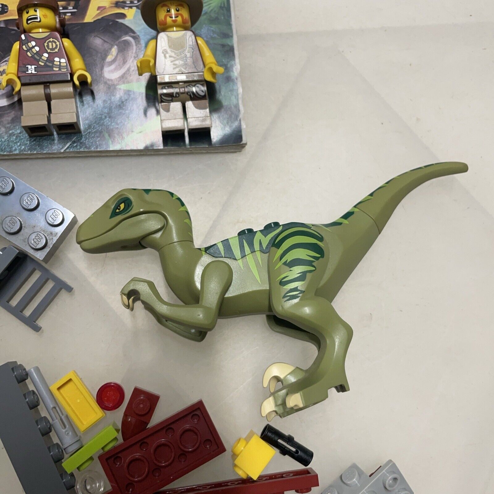LEGO-Dino-5884-Raptor-Chase-Completo-100-145498760280-2
