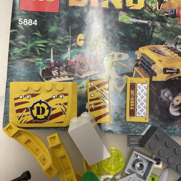 LEGO  Dino 5884 " Raptor Chase "  Completo 100% - immagine 5