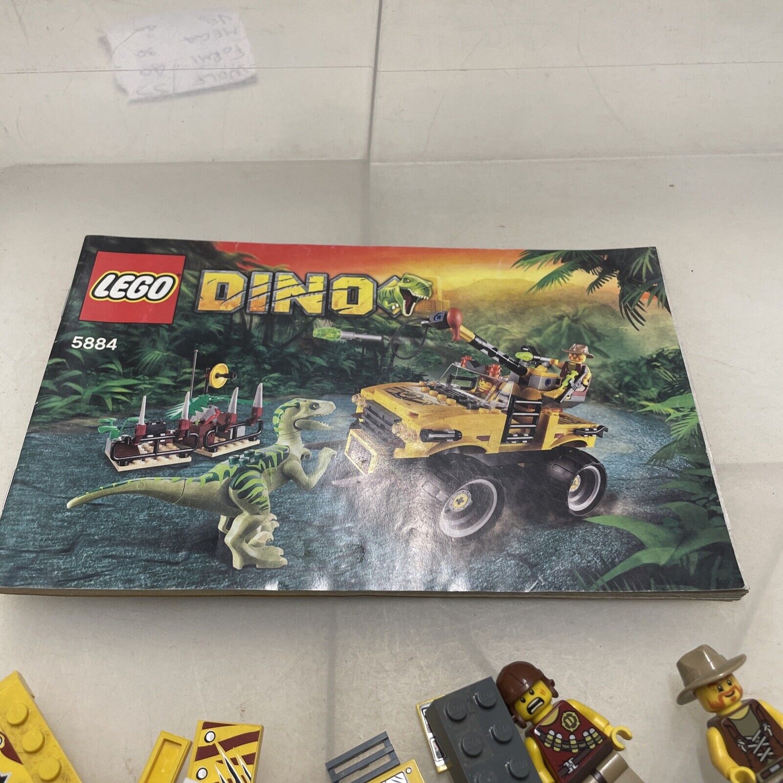 LEGO-Dino-5884-Raptor-Chase-Completo-100-145498760280-5
