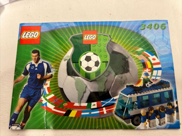 Lego Serie Soccer Americas Bus Adesivi Italia Set 3406 - immagine 15