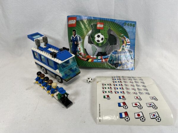 Lego Serie Soccer Americas Bus Adesivi Italia Set 3406 - immagine 3