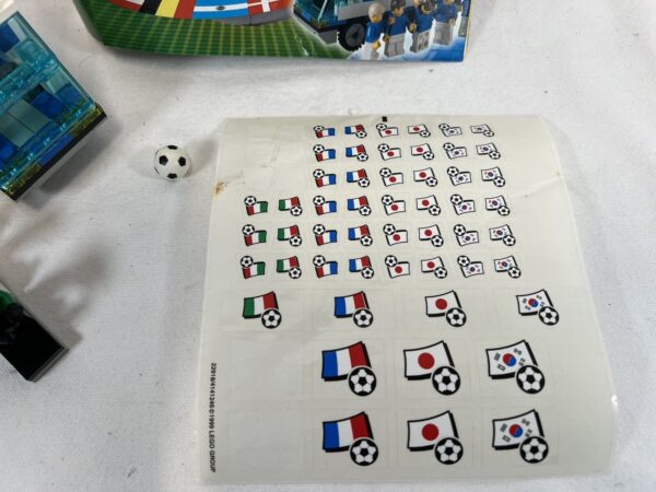 Lego Serie Soccer Americas Bus Adesivi Italia Set 3406 - immagine 4