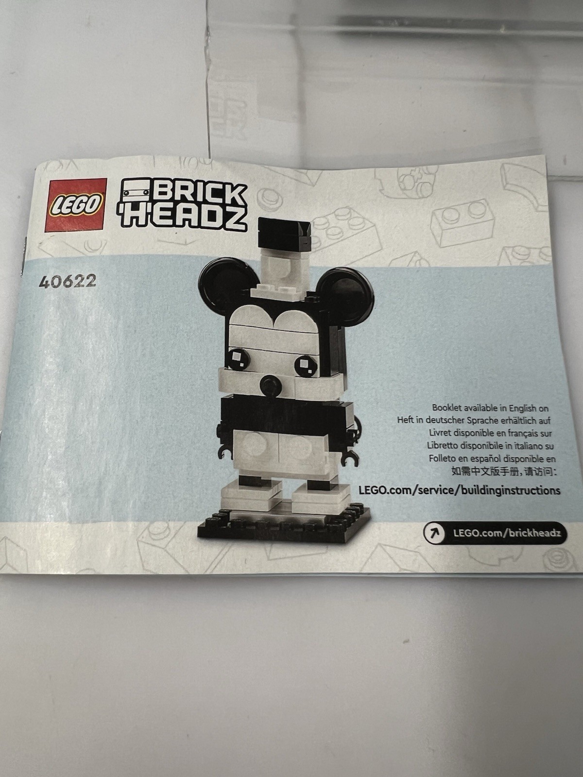 Lego serie Brickheadz - set 40622 Disney 100th celebration solo 2 personaggi - immagine 6