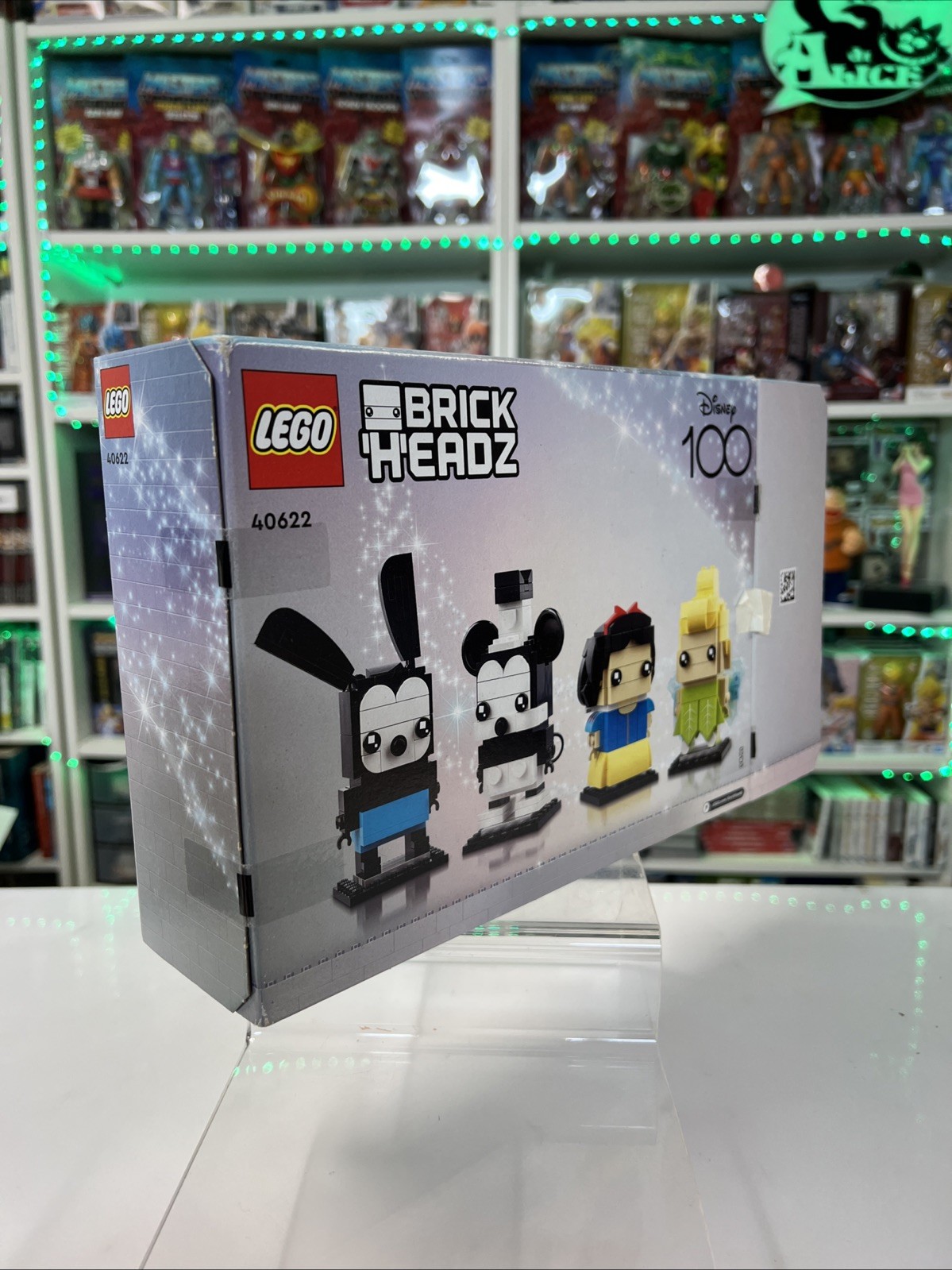 Lego serie Brickheadz - set 40622 Disney 100th celebration solo 2 personaggi - immagine 8