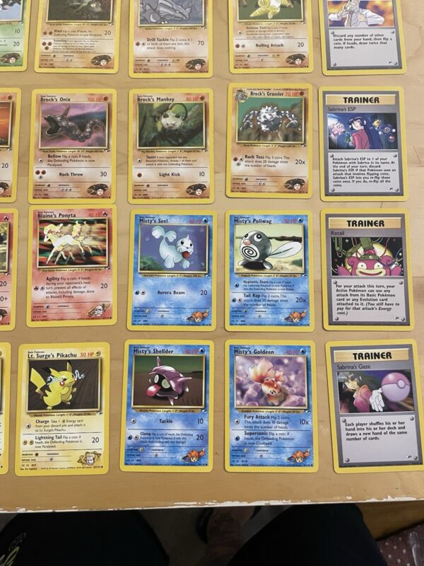 Lotto Carte Pokemon - GYM HEROES -  Lotto 49 carte gcc ENG  Com - Unc - immagine 4