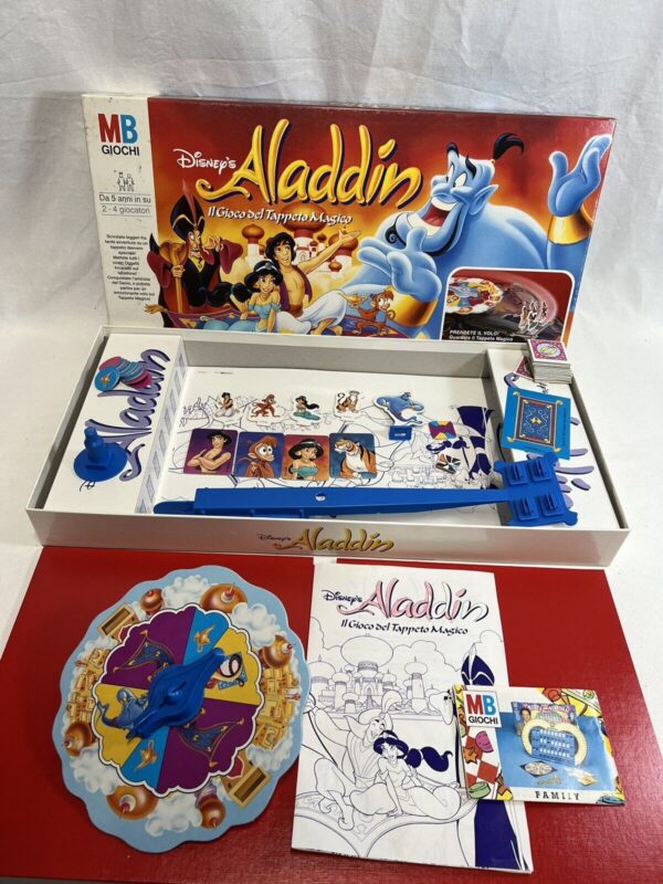 MB Giochi Disney’s Aladdin Il Gioco Del Tappeto Magico Completo - immagine 5