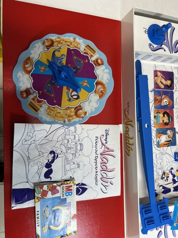 MB Giochi Disney’s Aladdin Il Gioco Del Tappeto Magico Completo - immagine 6