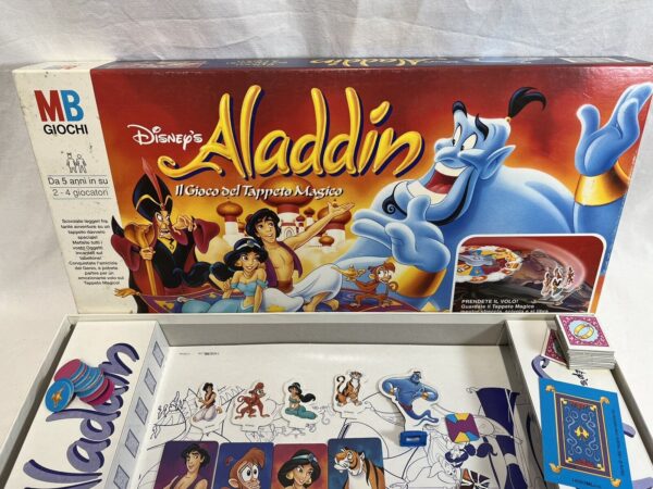 MB Giochi Disney’s Aladdin Il Gioco Del Tappeto Magico Completo - immagine 8