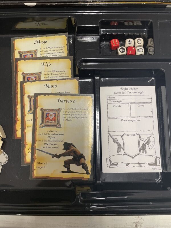 MB HEROQUEST gioco da tavolo del 1989 - COMPLETO al 100% OTTIMO Italiano TOP - immagine 7
