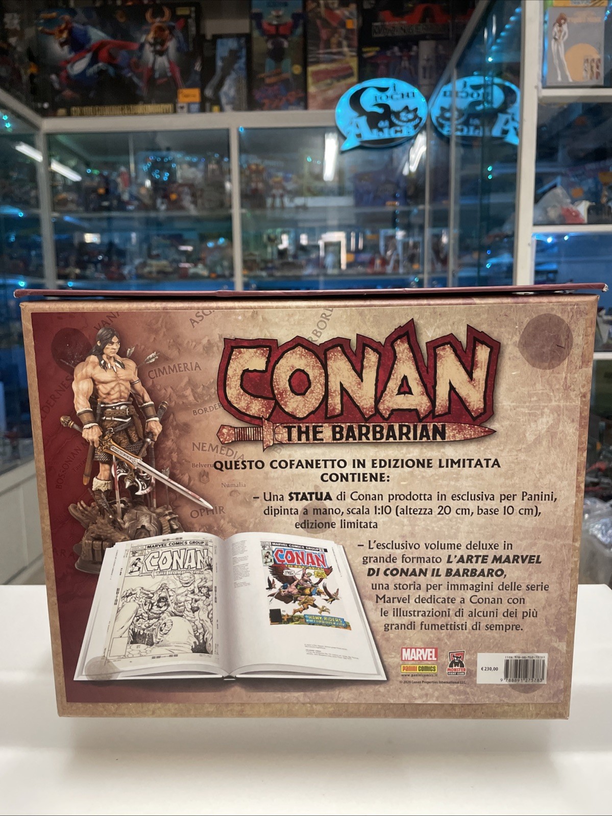 Marvel Panini Monster Fight Club - Conan Il Barbaro - ArtBook e Statua Maquette - immagine 3