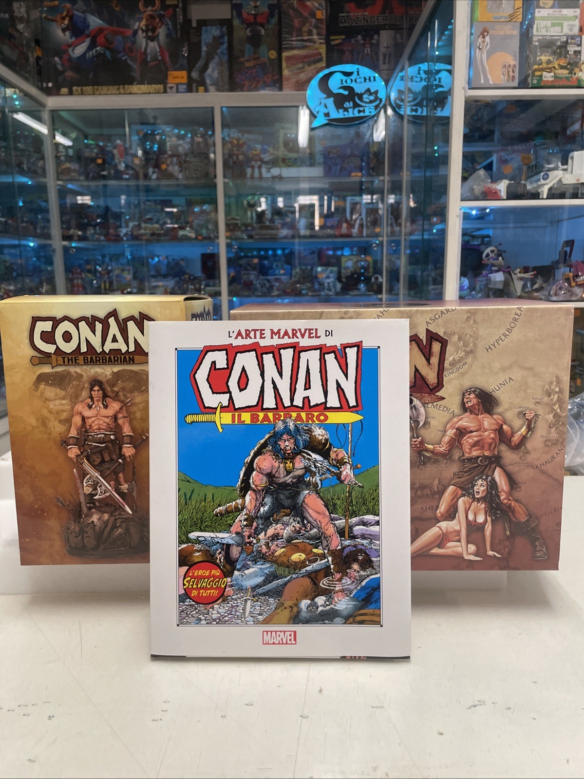 Marvel Panini Monster Fight Club - Conan Il Barbaro - ArtBook e Statua Maquette - immagine 6