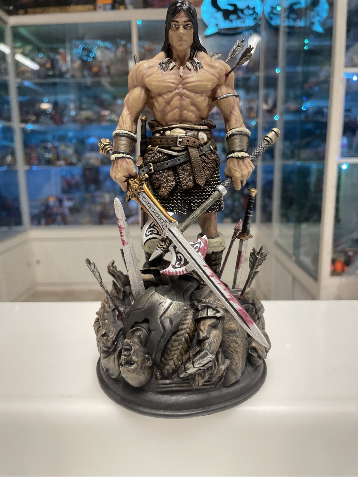 Marvel Panini Monster Fight Club - Conan Il Barbaro - ArtBook e Statua Maquette - immagine 7