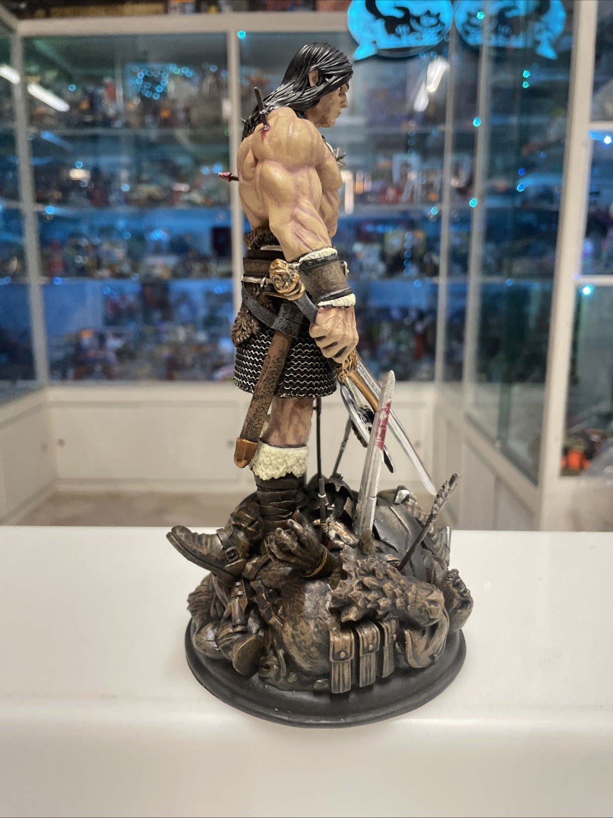 Marvel Panini Monster Fight Club - Conan Il Barbaro - ArtBook e Statua Maquette - immagine 8