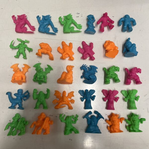 Matchbox LOTTO 30 Monster In My Pocket - MIMP Serie 2 - Fluo - immagine 3