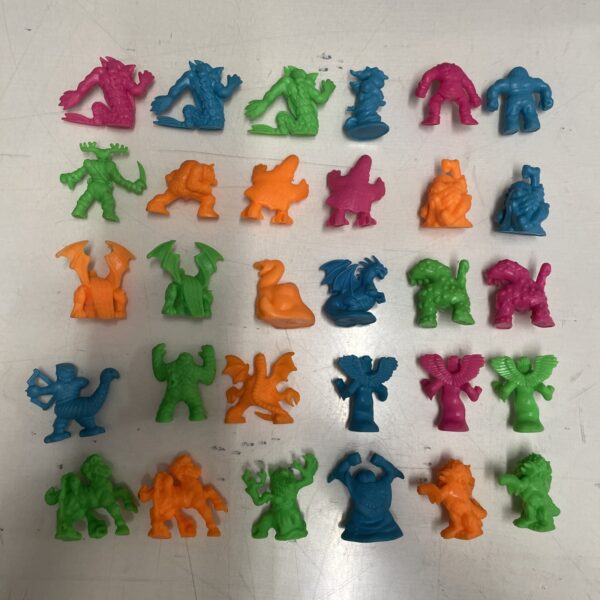 Matchbox LOTTO 30 Monster In My Pocket - MIMP Serie 2 - Fluo - immagine 8
