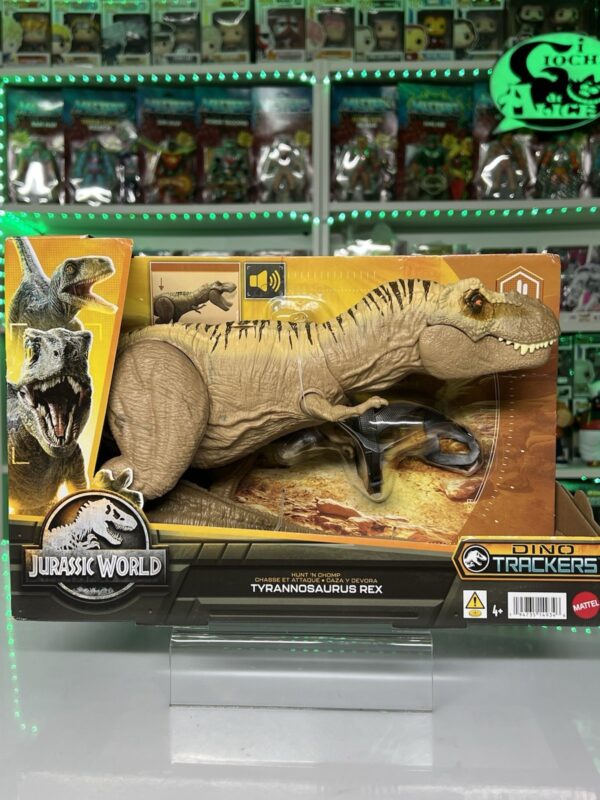 Mattel - JURASSIC WORLD Dino Trackers - Tyrannosaurus Rex - immagine 3