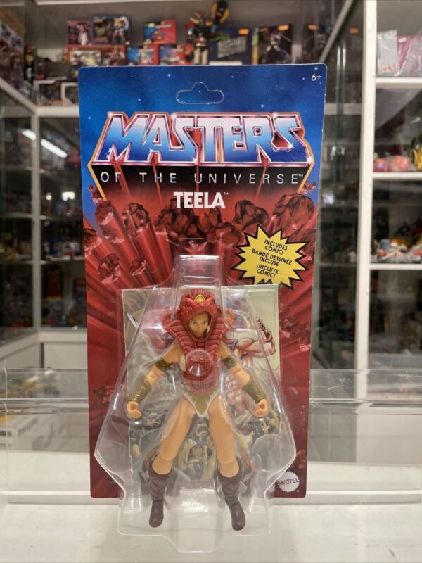 Mattel  Masters Of The Universe Origins TEELA  Action Figure + comic 2020 MOTU