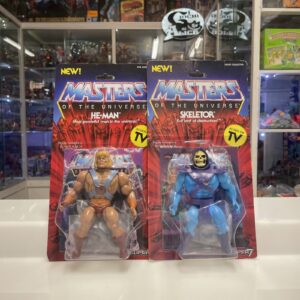 Mattel  Masters Of The Universe Super 7 Filmation He-Man Skeletor -  MOTU