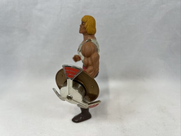 Mattel Masters of the universe motu vintage Flying Fist He Man Solo Scudo - immagine 4