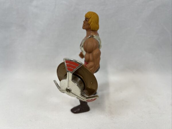 Mattel Masters of the universe motu vintage Flying Fist He Man Solo Scudo - immagine 6