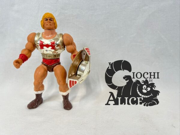 Mattel Masters of the universe motu vintage Flying Fist He Man Solo Scudo