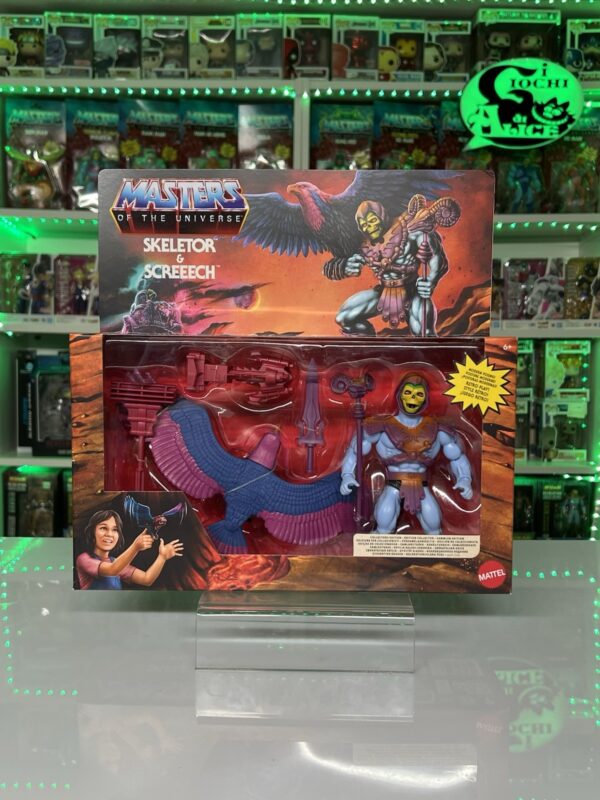 Mattel Masters of the universe origins Skeletor & Screech