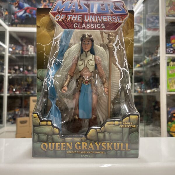 Mattel QUEEN GRAYSKULL Super 7 MOTUC Masters of the Universe Classic NUOVO - immagine 4