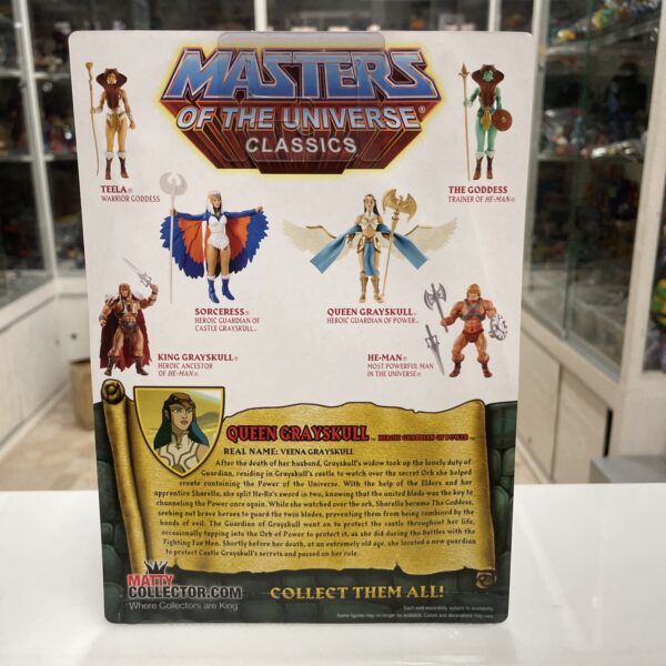 Mattel QUEEN GRAYSKULL Super 7 MOTUC Masters of the Universe Classic NUOVO - immagine 5