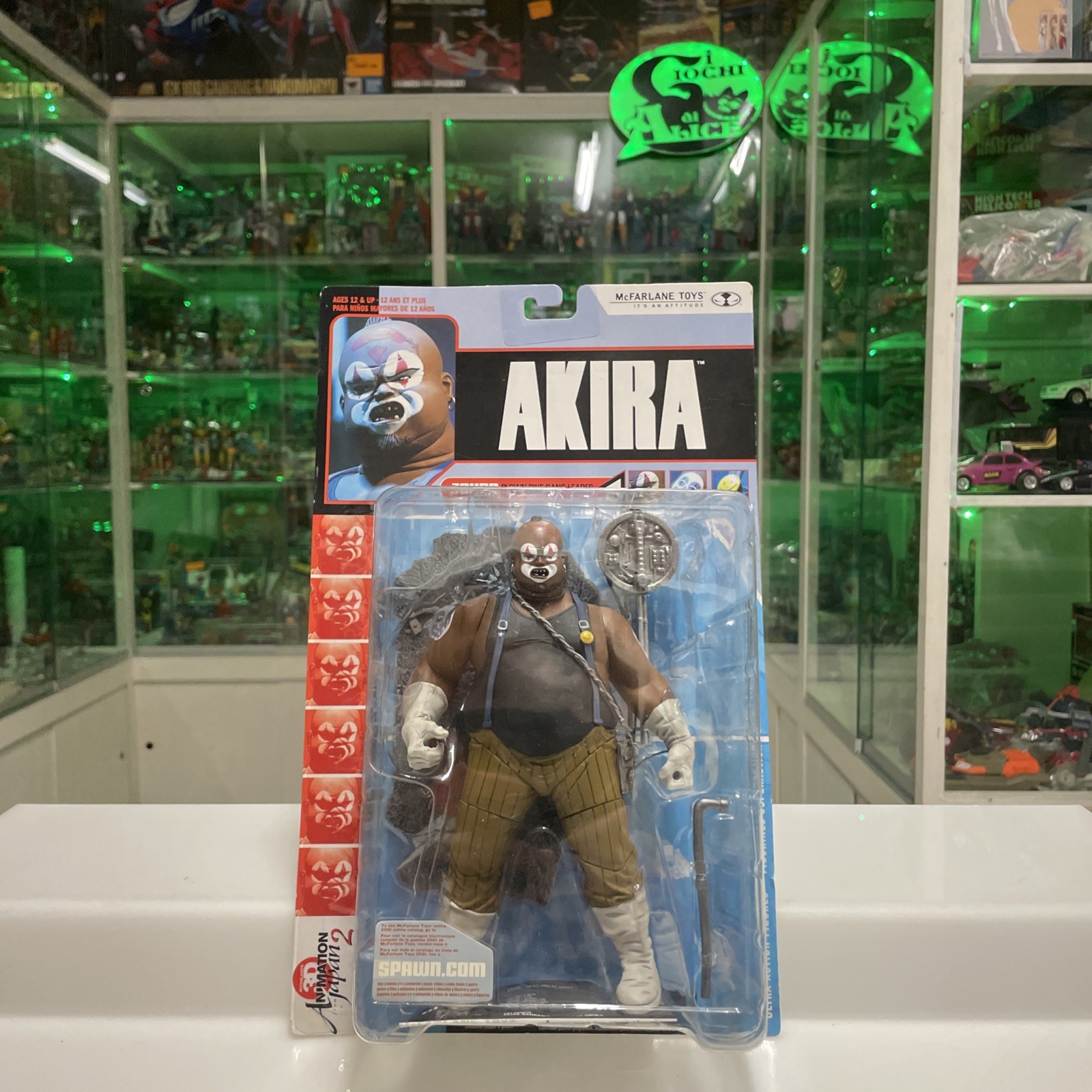 Mcfarlane Toys - Japan Animation - Akira - Joker Clown Bike Gang Leader -Nuova