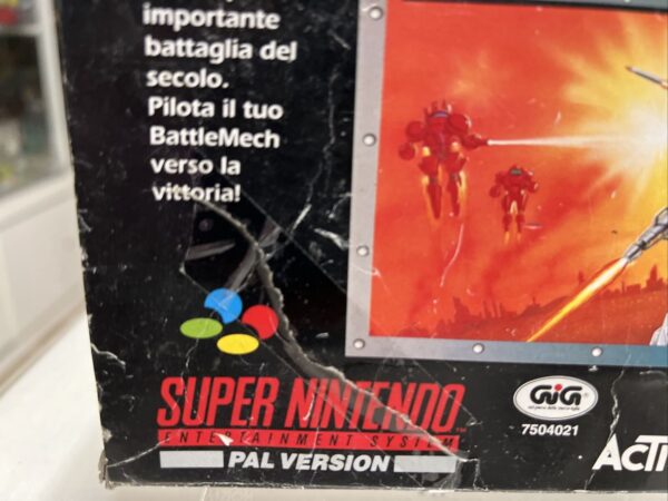 Nintendo  SUPER NINTENDO - Videogioco - Mechwarrior  - Pal Ita Gig - immagine 3