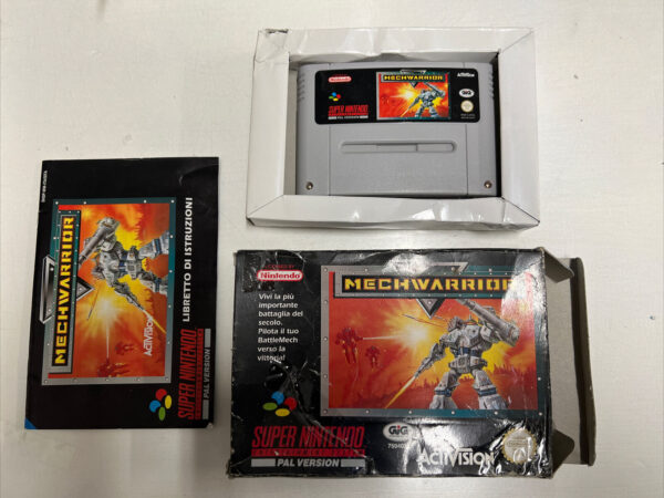 Nintendo  SUPER NINTENDO - Videogioco - Mechwarrior  - Pal Ita Gig - immagine 7