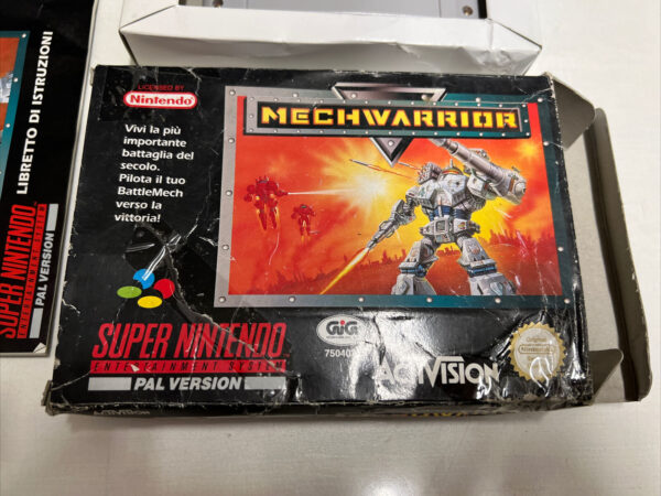 Nintendo  SUPER NINTENDO - Videogioco - Mechwarrior  - Pal Ita Gig - immagine 8