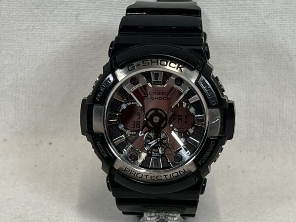 Orologio Casio Analogico digitale G-Shock GA-200BW nero - immagine 3